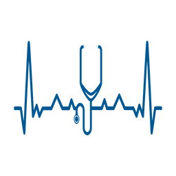Batimento cardíaco com estetoscópio Desenho PNG Transparent PNG