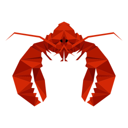 Hummer-Vorderansicht Lowpoly PNG-Design