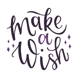 Make a wish lettering Make a wish lettering