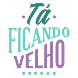 Taating velho lettering Desenho PNG