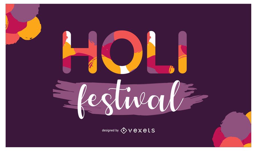 Projeto de rotulação do festival de Holi Projeto de rotulação do festival de Holi