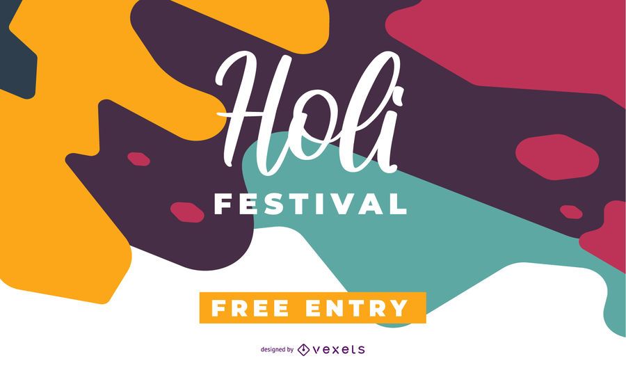 Colorful Holi Festival Design Colorful Holi Festival Design