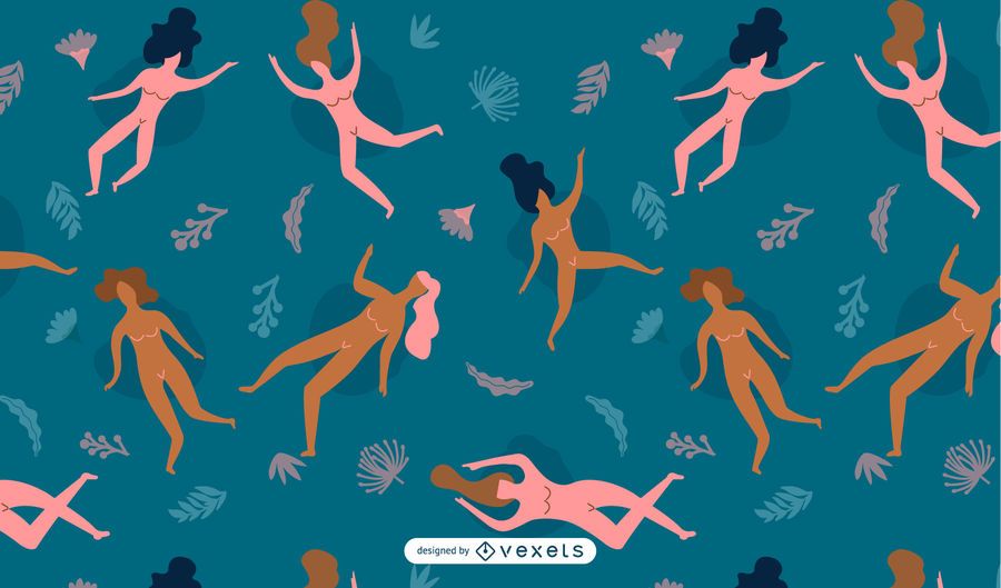 Seamless Women Pattern Design Seamless Women Pattern Design