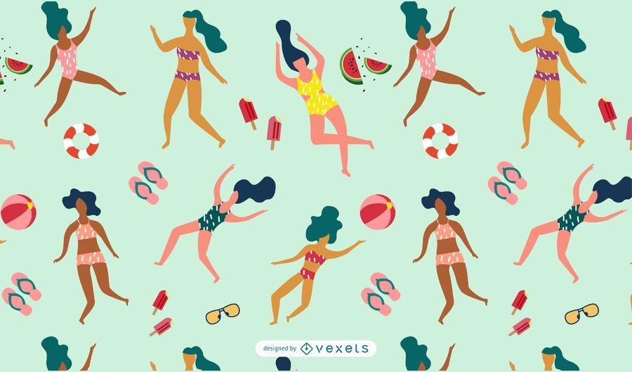 Summer Women Pattern Summer Women Pattern