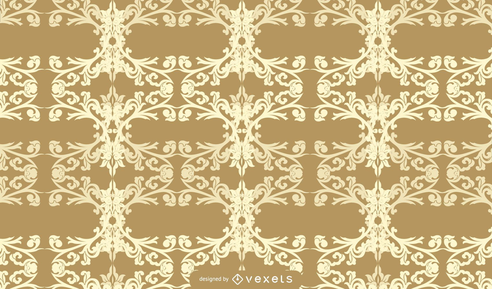 Victorian Pattern Background Design 