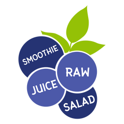 Smoothie de folha de mirtilo com salada de suco natural Desenho PNG
