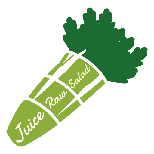 Celery juice raw salad flat PNG Design