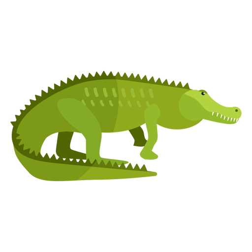 Cauda de crocodilo de crocodilo com presas achatadas Desenho PNG