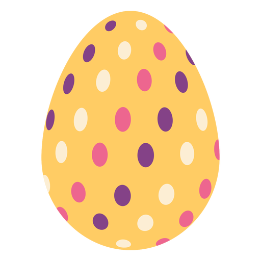 Huevo de pascua pintado huevo de pascua huevo de pascua patr?n ovalado plano Diseño PNG