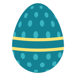 Huevo de pascua pintado huevo de pascua huevo de pascua patrón raya ovalada plana