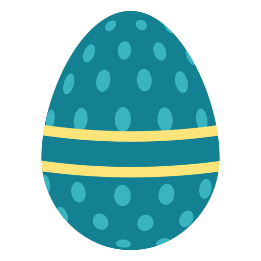 Ei Ostern gemalt Osterei Osterei Muster ovalen Streifen flach PNG-Design