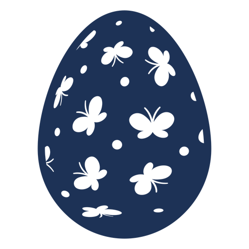 Egg Easter Painted Easter Egg Easter Egg Pattern Spot Butterfly Silhouette Transparent Png Svg Vector File