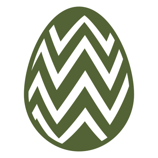 Huevo de pascua pintado huevo de pascua huevo de pascua patr?n silueta en zigzag