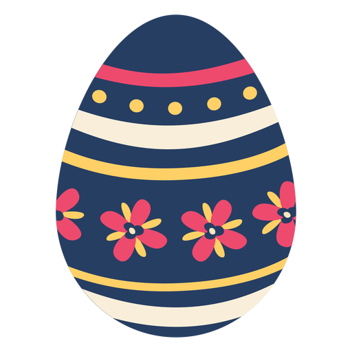 Colorful Painted Easter Eggs (PNG Transparent)