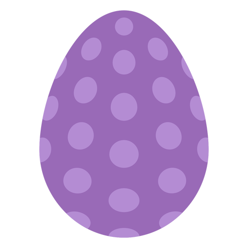 Egg easter painted easter egg easter egg spot pattern flat PNG Design