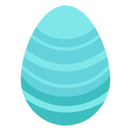 Huevo de pascua pintado huevo de pascua raya huevo de pascua patrón plano Diseño PNG