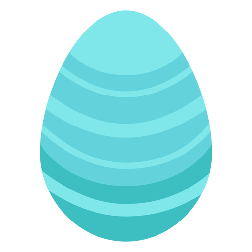 Egg easter painted easter egg stripe easter egg pattern flat PNG Design