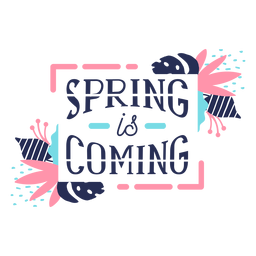 Blütenfrühling kommt Knospe Blütenblatt Stielblatt flach PNG-Design