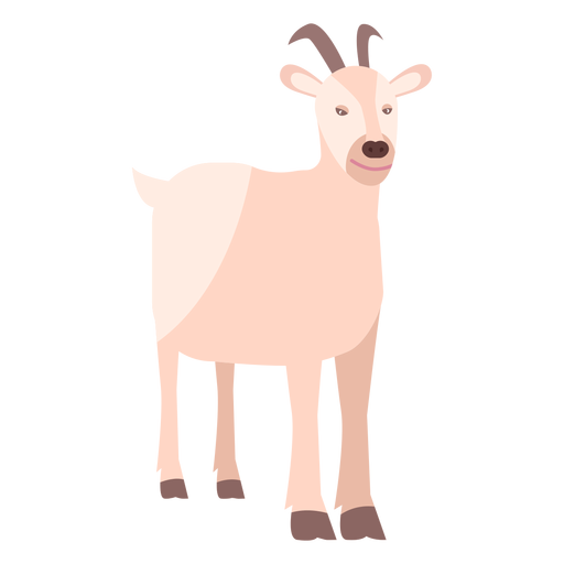 Goat hoof tail horn flat PNG Design