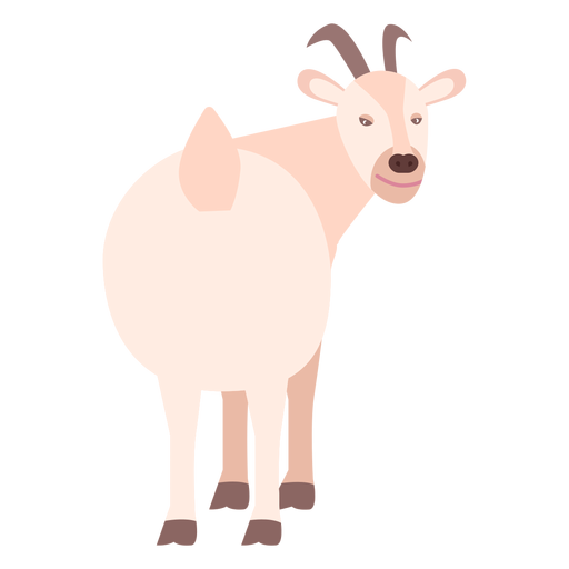 Goat tail hoof horn flat animal Transparent PNG Goat tail hoof horn flat animal Transparent PNG