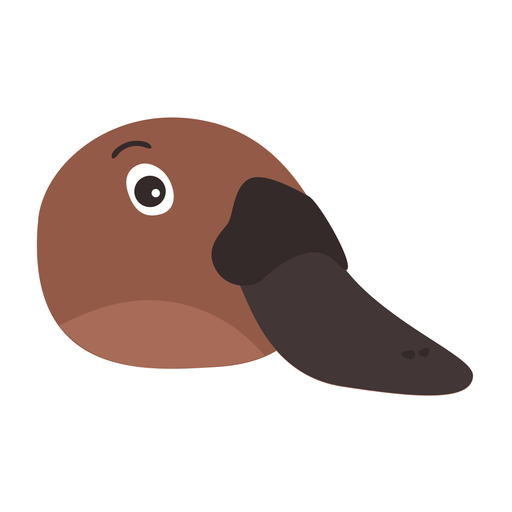 Platypus Duckbill Beak Flat Sticker - Transparent PNG & SVG Vector File