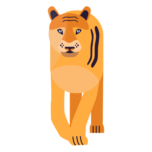 Tiger stripe fur flat Transparent PNG Tiger stripe fur flat Transparent PNG