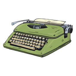 Ilustración de mecanografía de botón de máquina de escribir Ilustración de mecanografía de botón de máquina de escribir