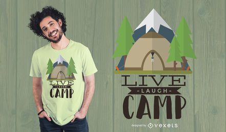 Live Laugh Camp T-Shirt Design Live Laugh Camp T-Shirt Design