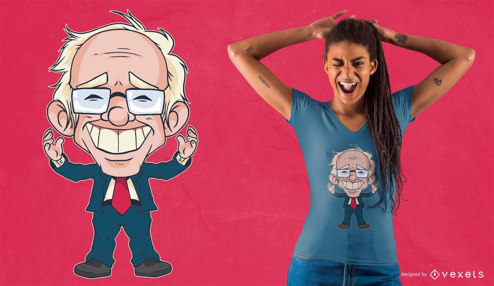Design de camisetas Bernie Sanders