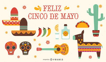 Cinco de Mayo Flaches Set