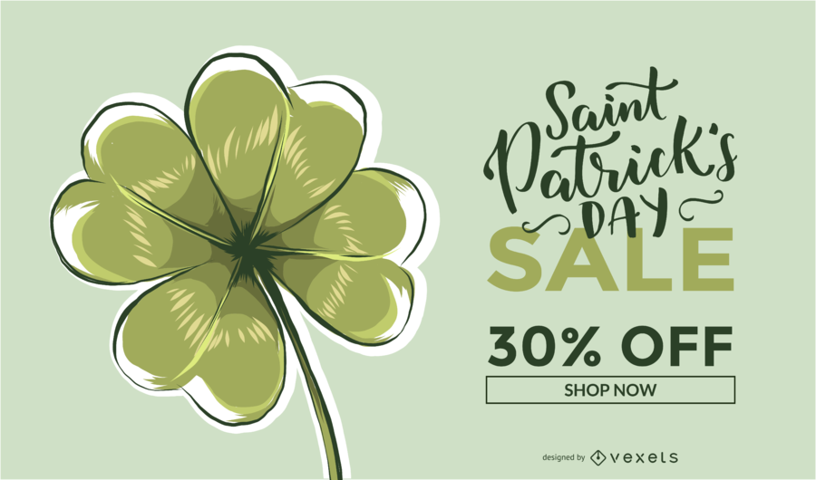 Saint Patrick's Sale Promo Design Saint Patrick's Sale Promo Design