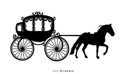 Cinderella Silhouette Vector Design Cinderella Silhouette Vector Design