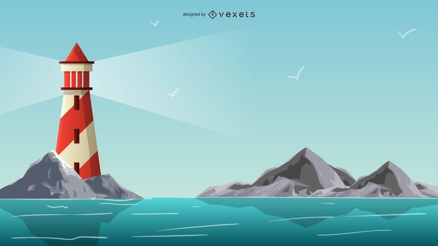 Faro, ilustración, diseño Faro, ilustración, diseño