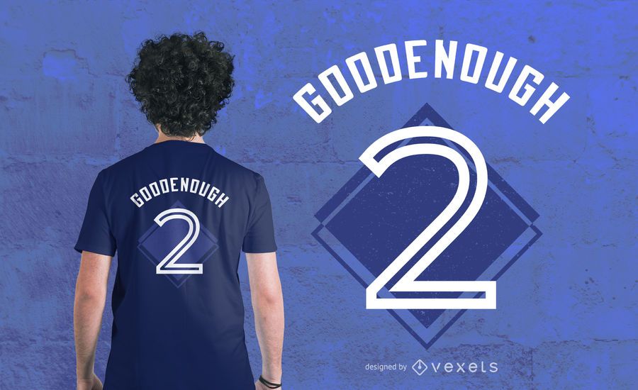 Good Enough Baseball T-Shirt Design Good Enough Baseball T-Shirt Design