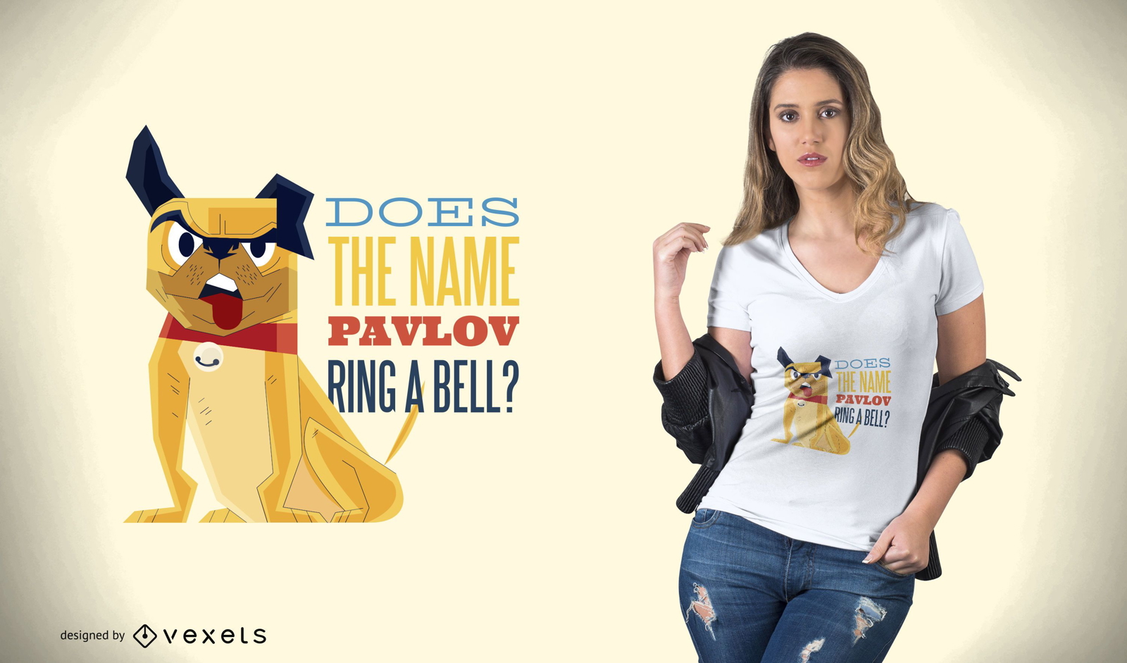 Pawlow Hund T-Shirt Design
