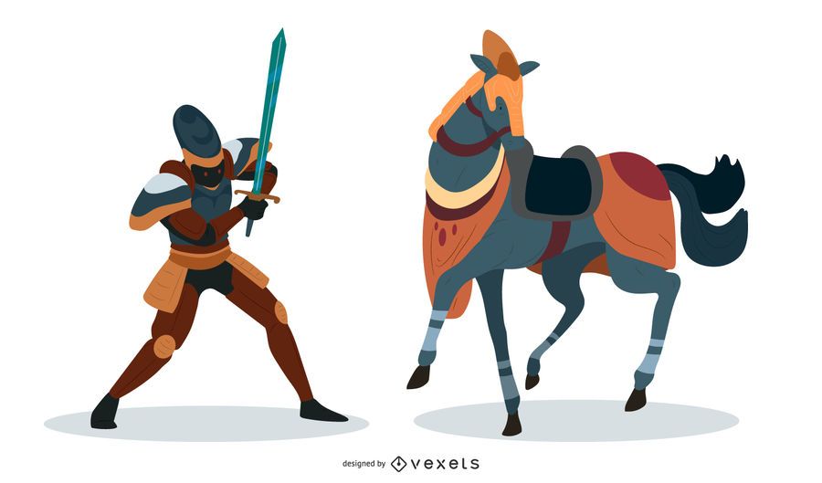 Fantasy Character Knight Vector Fantasy Character Knight Vector