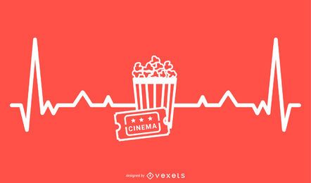 Movie Heartbeat Line Design Movie Heartbeat Line Design