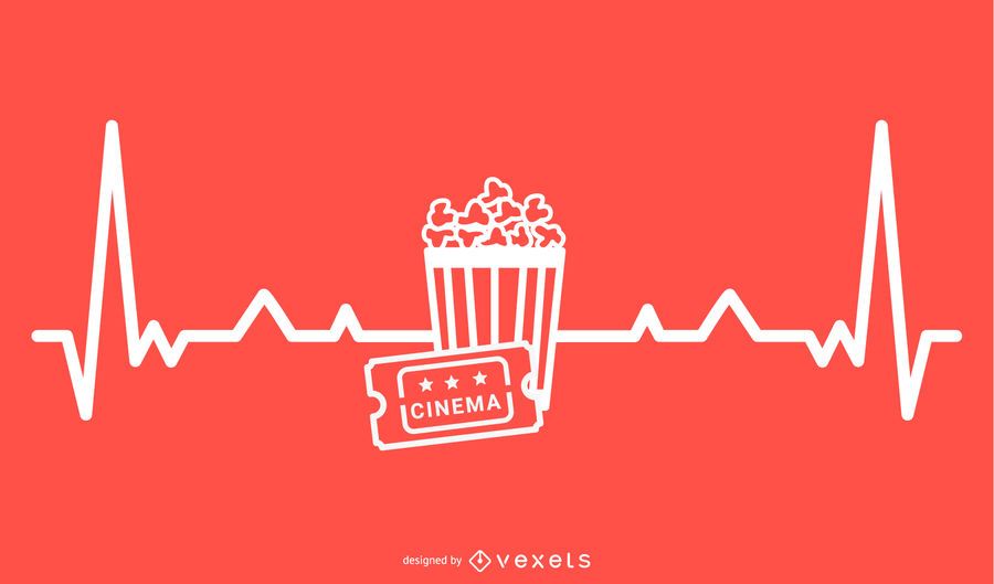 Movie Heartbeat Line Design Movie Heartbeat Line Design