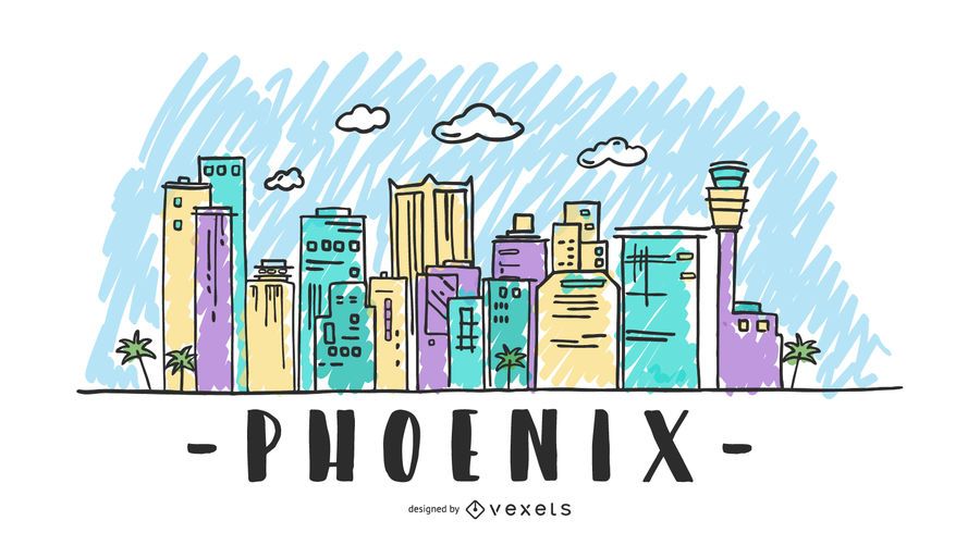 USA Phoenix Skyline Design USA Phoenix Skyline Design