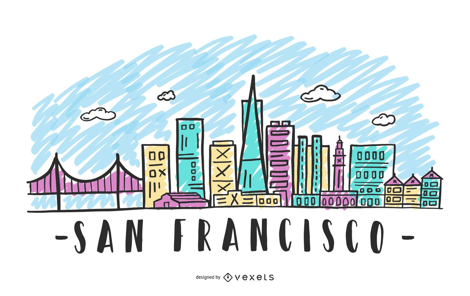 San Francisco Skyline Design