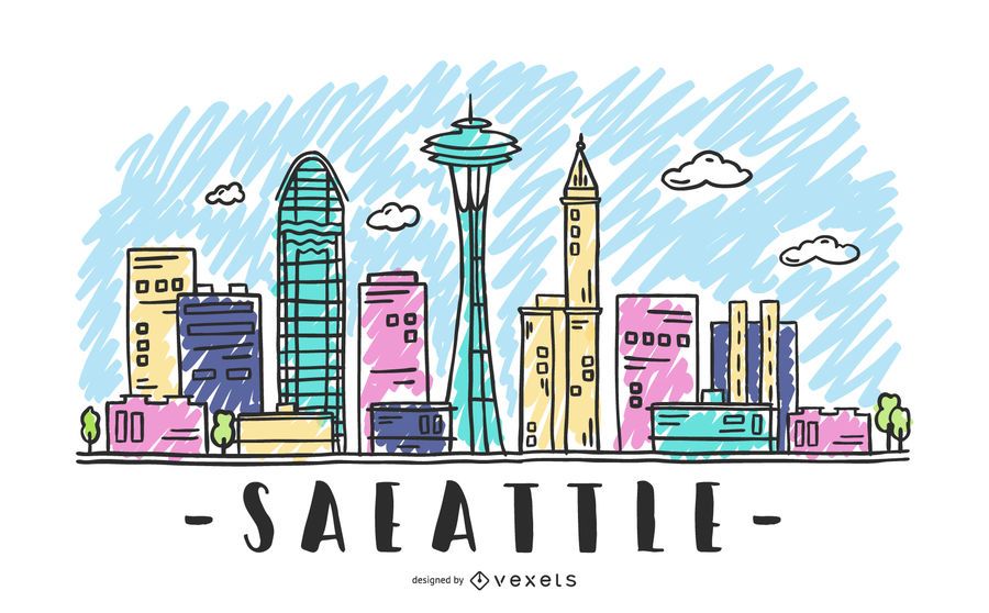 Seattle Skyline Design Seattle Skyline Design