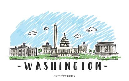 Washington Skyline Design 