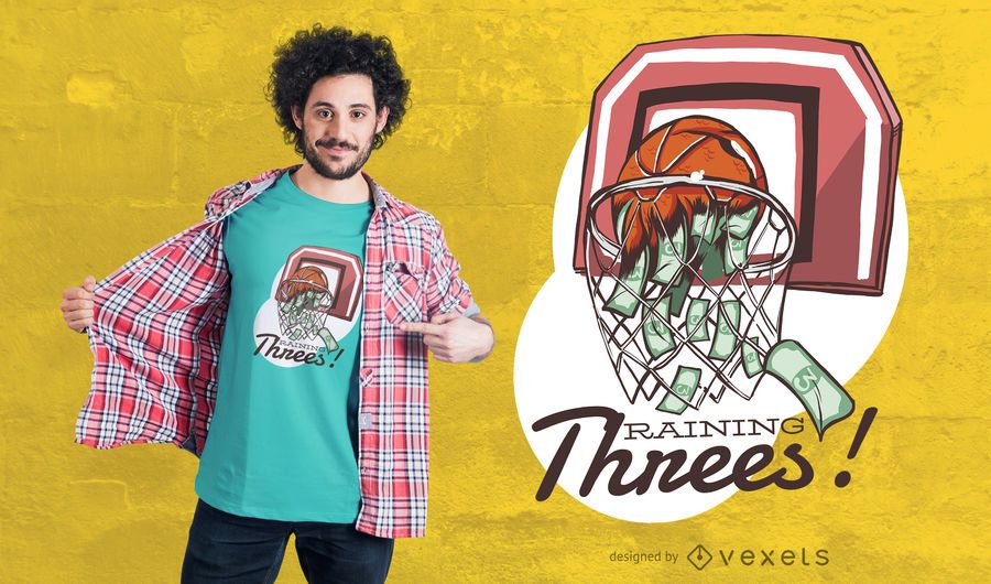 Chovendo Threes Design T-Shirt Chovendo Threes Design T-Shirt
