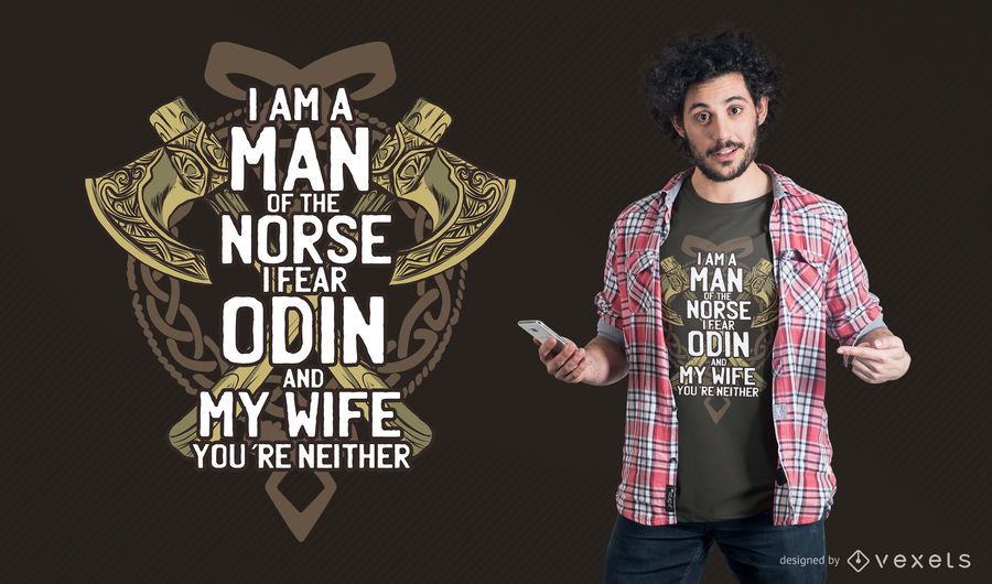 Fear Odin T-Shirt Design Fear Odin T-Shirt Design