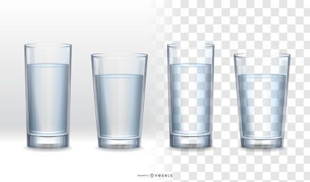 Realistic Glass Collection Realistic Glass Collection