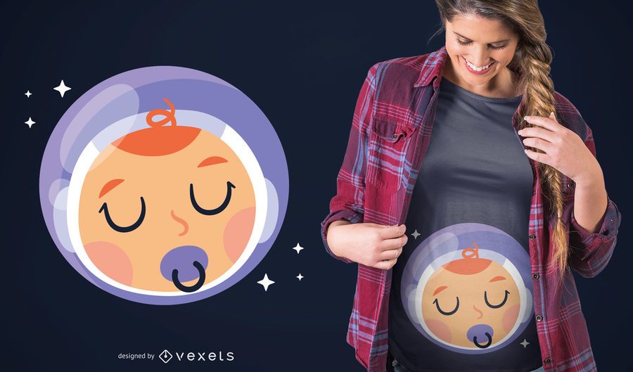Baby Boy Astronaut T-shirt Design Baby Boy Astronaut T-shirt Design