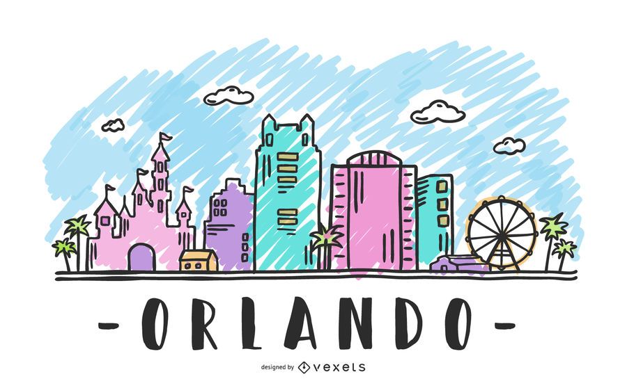 Orlando USA Skyline Design Orlando USA Skyline Design