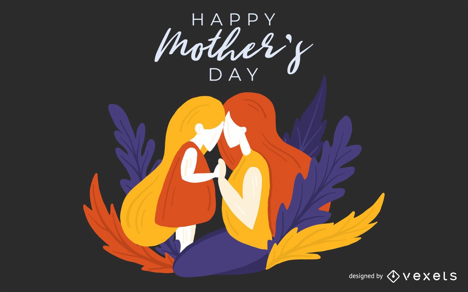 Ilustração do Dia das Mães