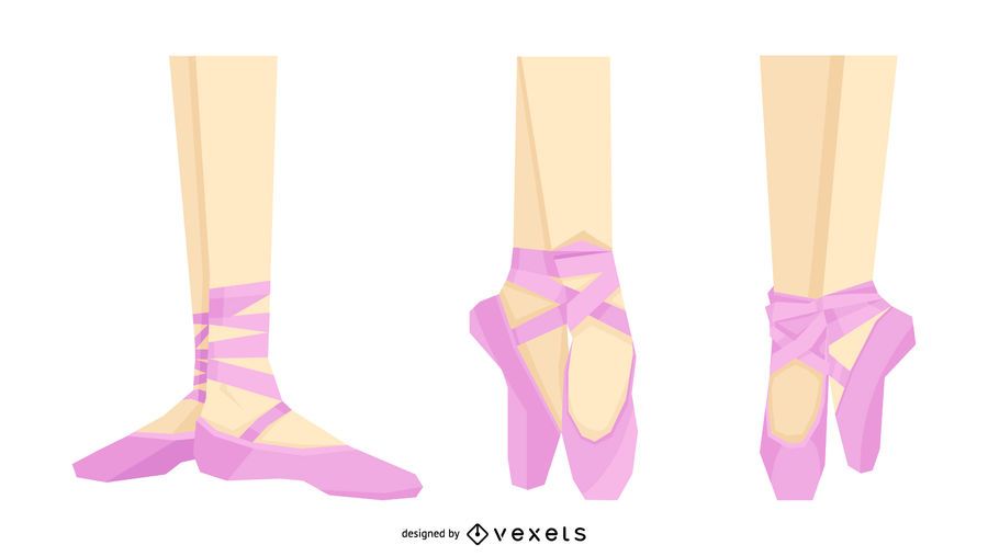 Pink Ballerina Shoes Set Pink Ballerina Shoes Set