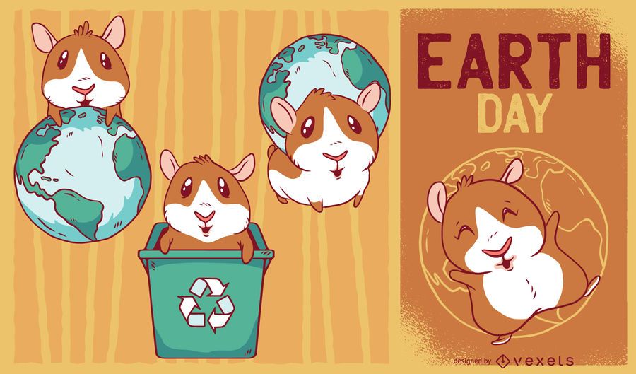Guinea Pig Illustrations Set Guinea Pig Illustrations Set